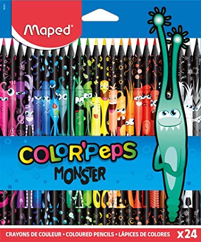 Colour Pencils Monster Black X 24 MAPED 862624